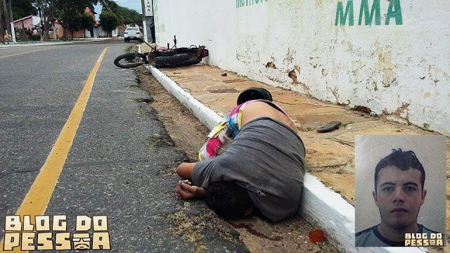 Jovem morre após colidir em muro (Crédito: Reprodução/Blog do Pessoa)