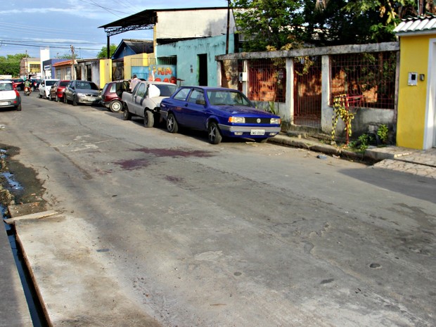 Via pública onde o pintor foi assassinado (Crédito: Adneison Severiano/G1 AM)