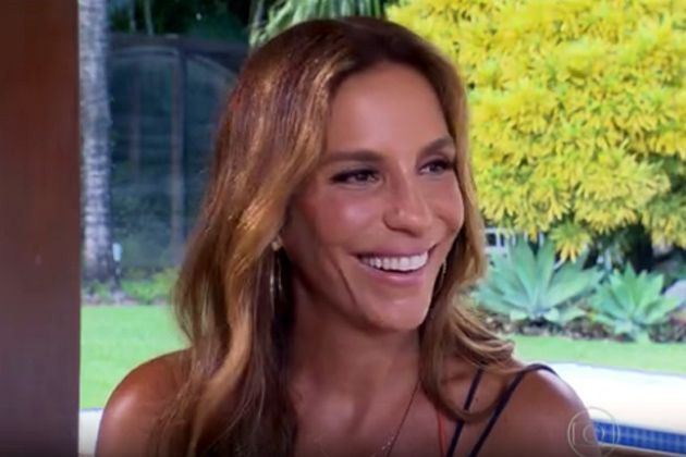 Ivete durante entrevista no "Fantástico", da TV Globo