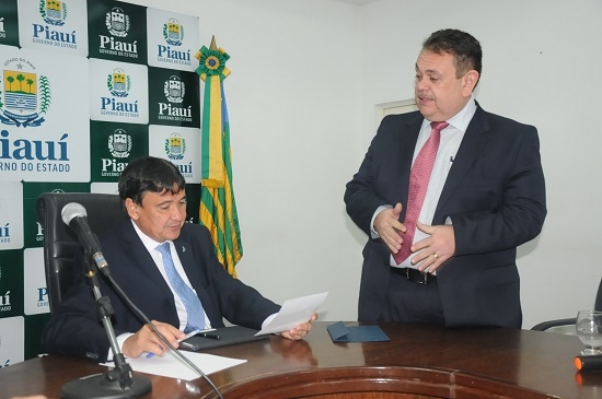 Governador Wellington Dias e o deputado federal Silas Freire (Crédito: Reprodução)