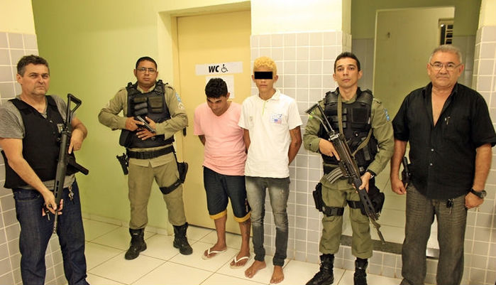 Os dois foram capturados pela Polícia Civil de Piracuruca
