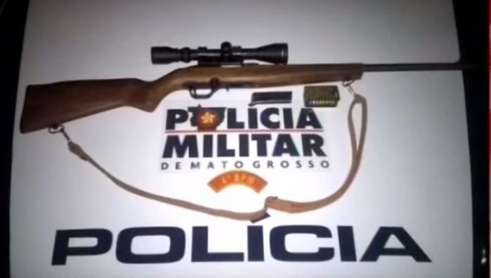 Pistola usada no crime (Crédito: Reprodução)