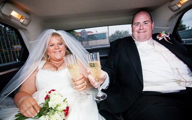 Foto do casamento que causou decepção ao casal