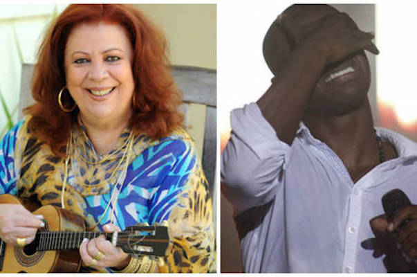 Beth Carvalho e Thiaguinho (Crédito: Reprodução)