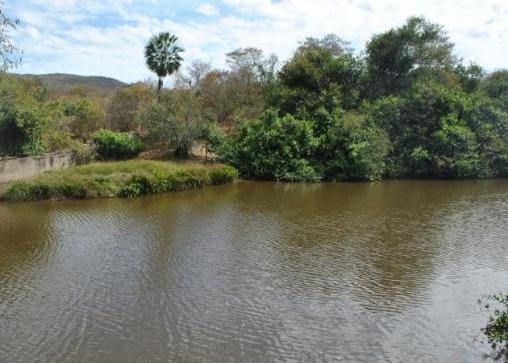 Barragem onde corpos desapareceram (Crédito: Reprodução)