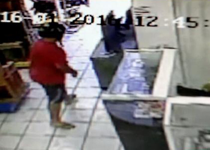 Imagens de câmeras ficaram, registradas