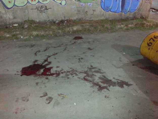 Local onde Márcio Gama da Silva foi morto