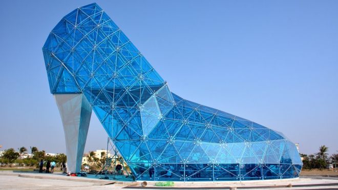 A igreja fica localizada na província litorânea de Chiayi, em Taiwan