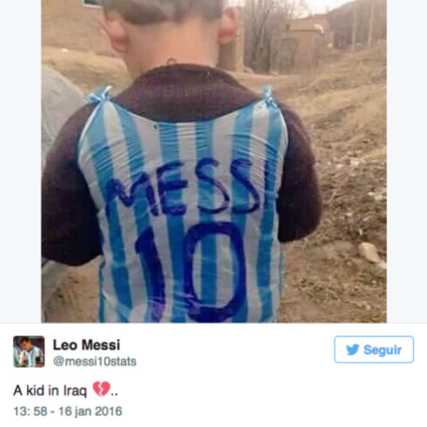 Twitter Messi (Crédito: Reprodução)