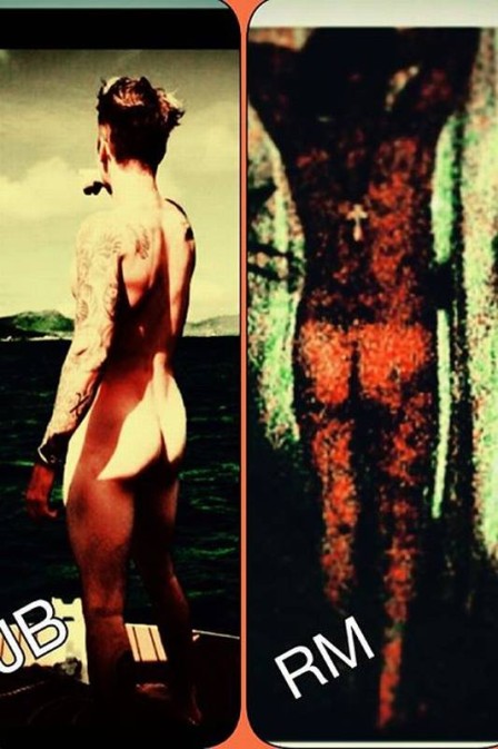 Roberta Miranda mostrou o bumbum na internet (Crédito: Reprodução)