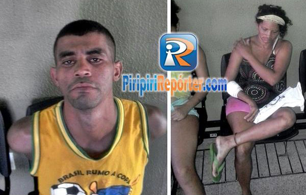 Daniel Alves da Silva e a esposa Luiza Luciana de Sousa