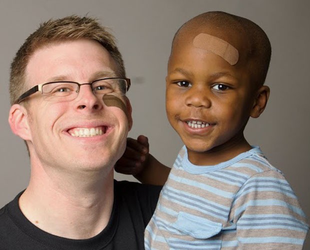 Americano e seu filho (Crédito: Reprodução)