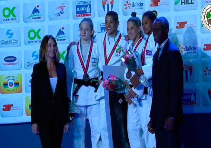 Sarah conquistou ouro em Havana (Crédito: Reprodução)