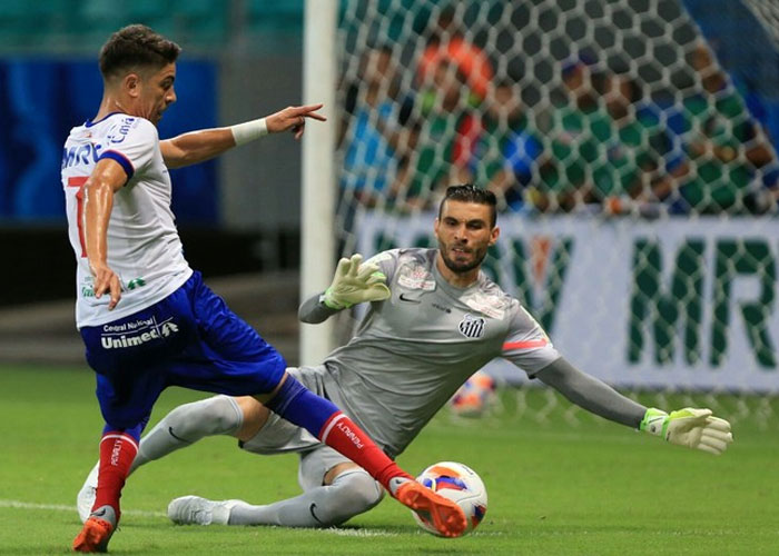 Bahia e Santos ficam no empate (Crédito: Globo Esporte )