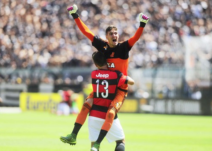 Goleiro Thiago, um dos heróis do time campeão