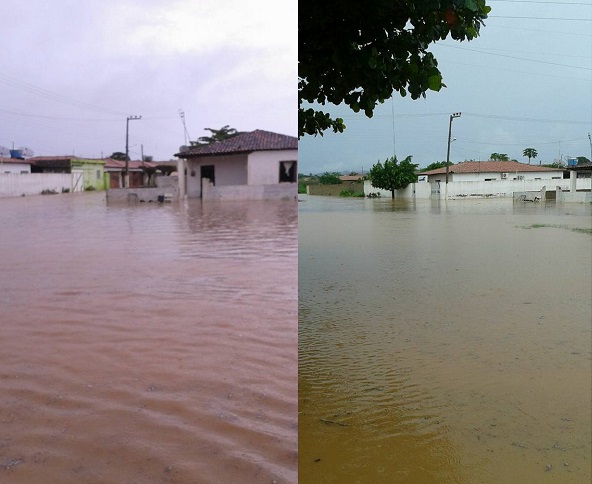 Cidade inundada (Crédito: Reprodução)