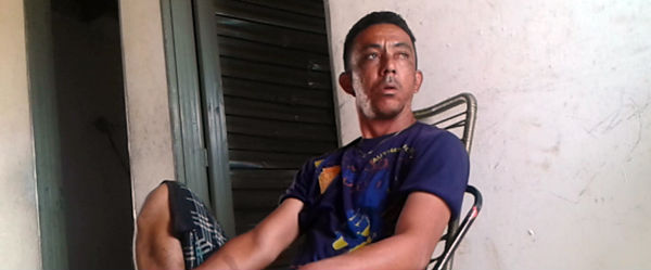 Francisco possui passagem por roubo, furto e é acusado de tráfico de drogas