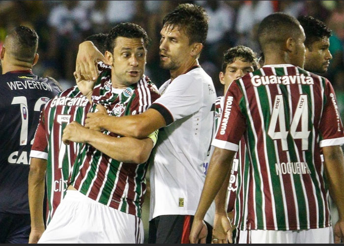 Fred foi expulso no segundo tempo (Crédito: Estadão)