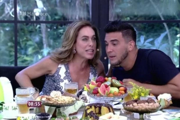 Cissa Guimarães elogiou o amigo (Crédito: Reprodução)