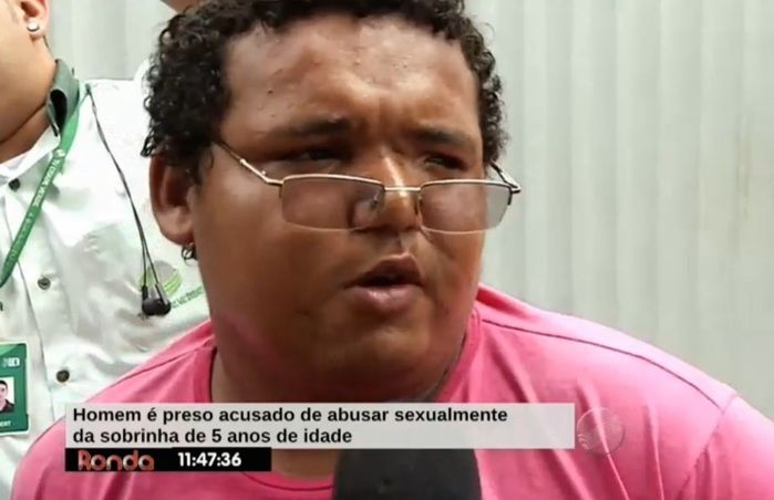 Acusado disse que menina vai confirmar, mas que é inocente (Crédito: Reprodução/TV Meio Norte)