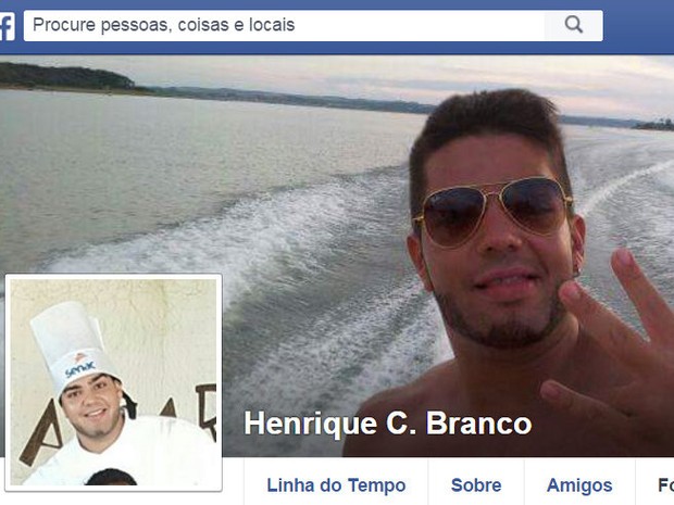 Henrique participava de uma festa (Crédito: Reprodução/ Facebook )