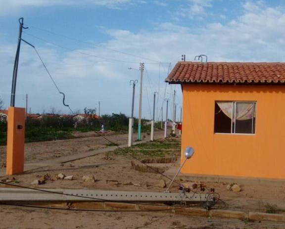 Por causa do incidente, faltou energia elétrica
