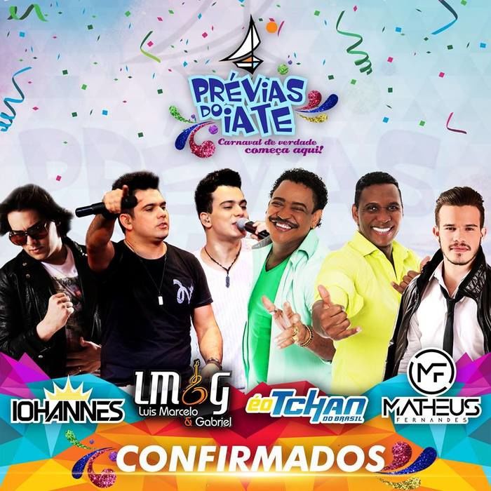 Atrações prévias do Iate 2016 (Crédito: Divulgação)