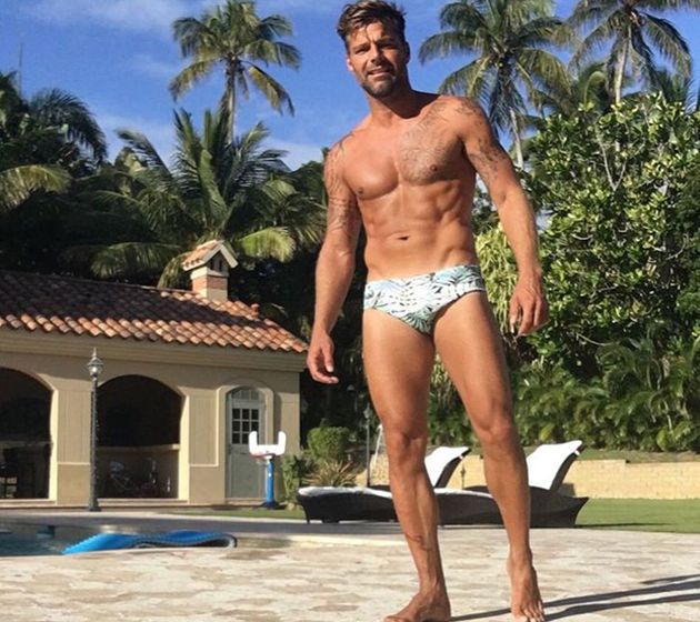 Ricky Martin de sunga (Crédito: Reprodução/ Instagram)