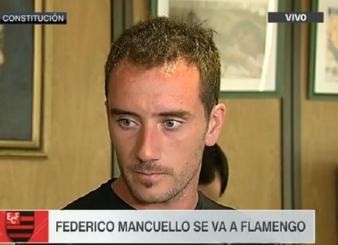 Mancuello em entrevista no Rio