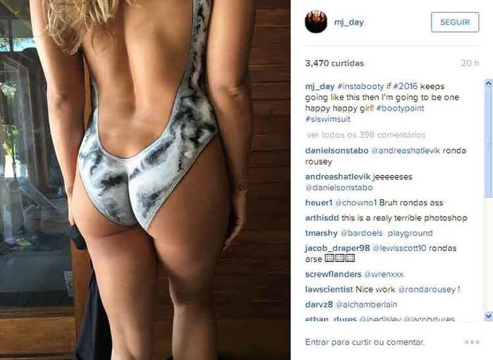 Ronda Rousey nua (Crédito: Reprodução)