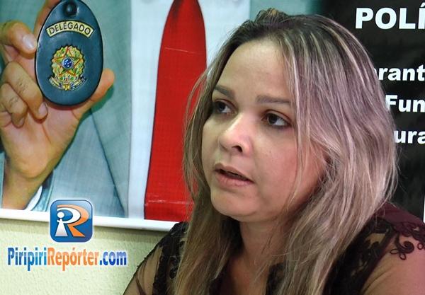 Delegada da mulher de Piripiri (Crédito: Reprodução)