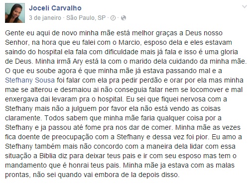 Mãe de Stefhany Absoluta diz ter sido ameaçada de morte pelo genro - Imagem 8