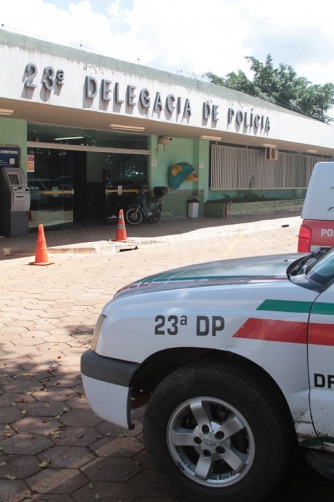 Delegacia onde foi registrado o crime