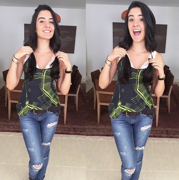 Laura de cabelo cortado (Crédito: Reprodução/Instagram)