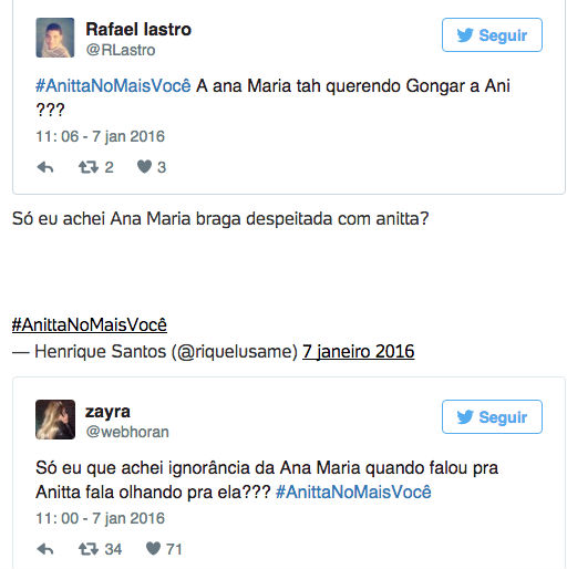 Repercussão no twitter (Crédito: Reprodução)