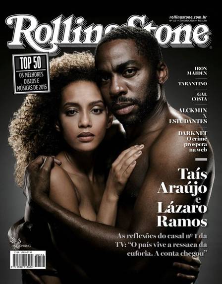 Thais Araujo e Lazaro Ramos (Crédito: Reprodução)