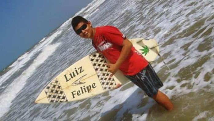 Luis Felipe Soares Souza foi morto com dois tiros