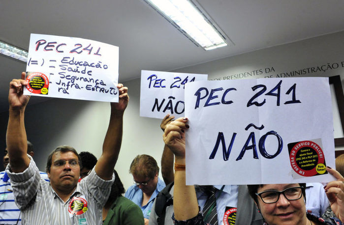 Aprovação da PEC 241 (Crédito: Reprodução)