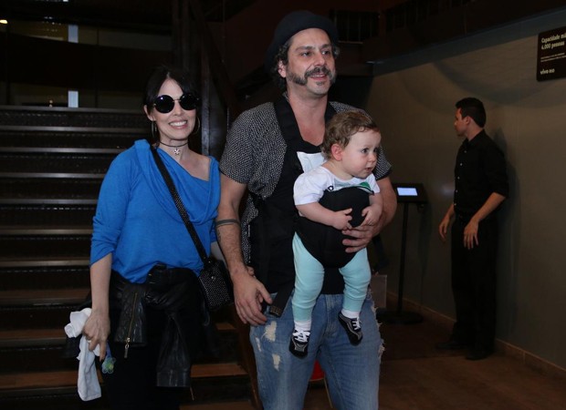 Alexandre Nero e o filho (Crédito: Roberto Filho / BRAZIL NEWS)