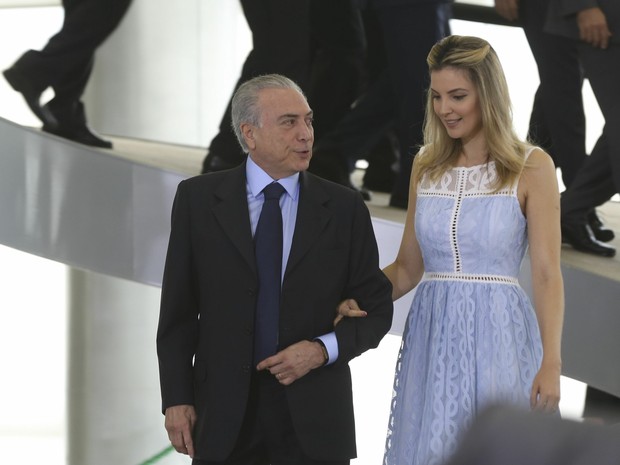 Michel Temer e Marcela (Crédito: Reprodução)