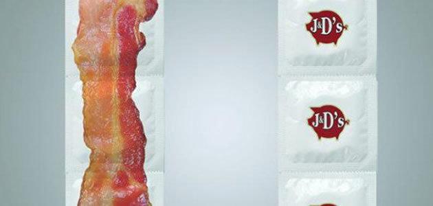 Empresa cria camisinha com gosto de bacon