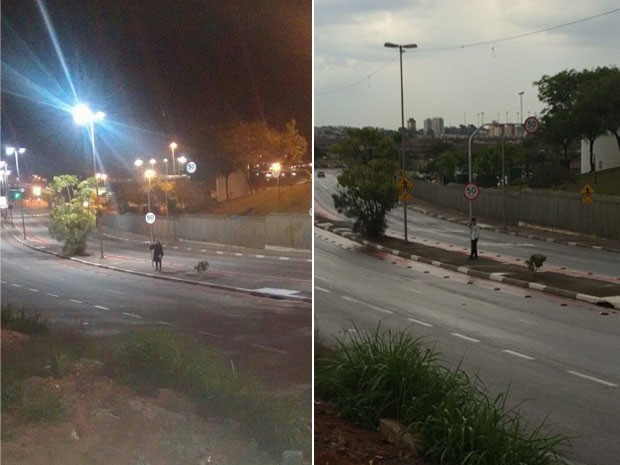 Jovem se vestiu de palhaço em SP (Crédito: Reprodução/ Facebook )