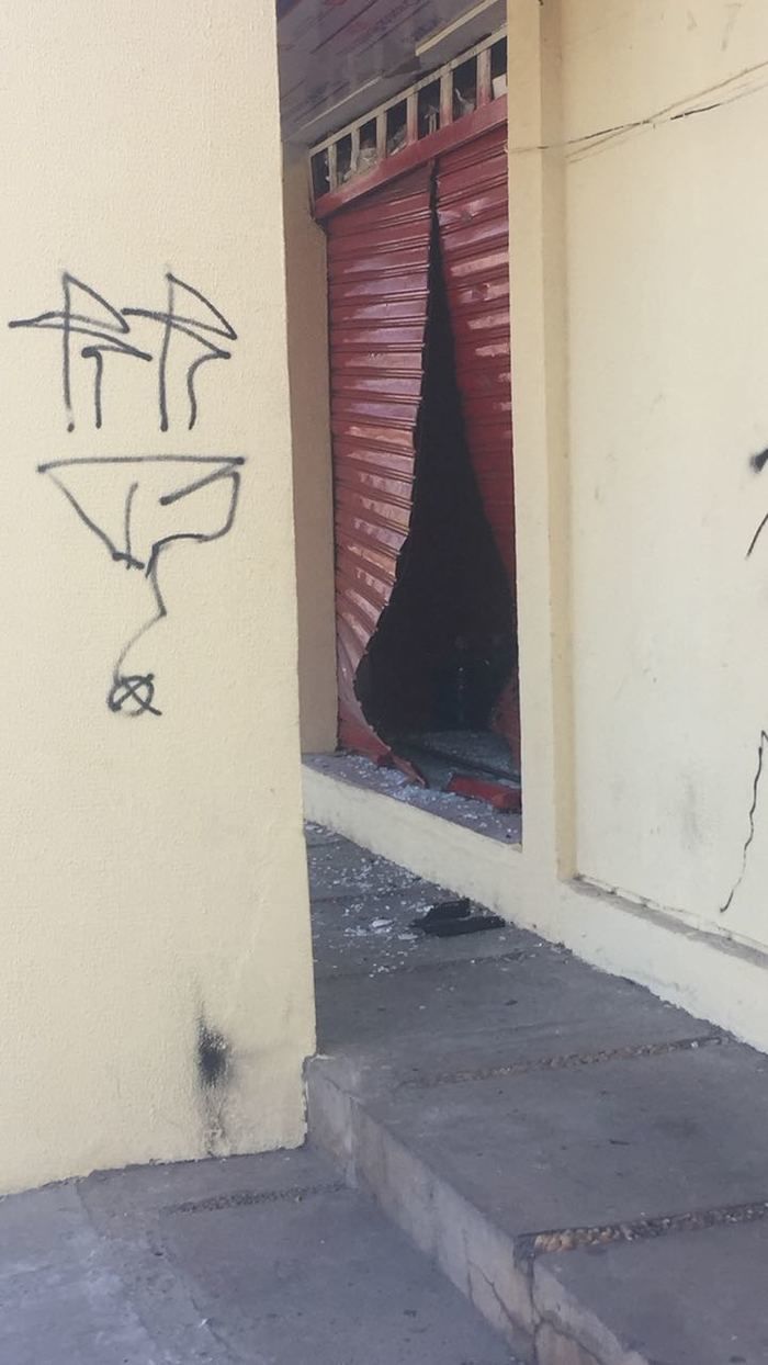 Bandidos explodiram caixa eletrônico (Crédito: Reprodução)