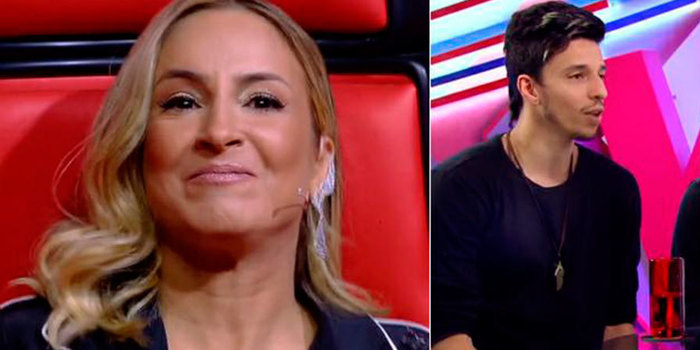 Claudia Leitte pede para candidato sentar em seu colo e leva toco