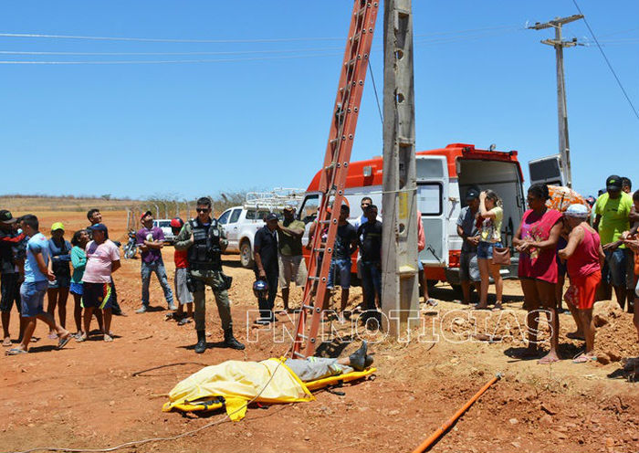 O Eletricista morreu após sofrer forte descarga elétrica