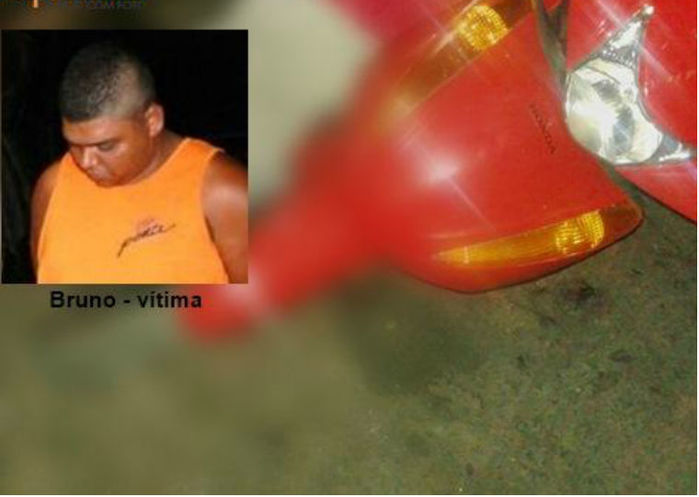 Bruno foi alvejado com tiro na cabeça