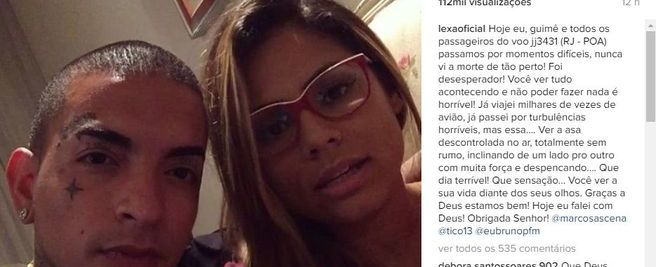MC Guimê e Lexa relatam momentos de terror em avião: "Vi a morte"
