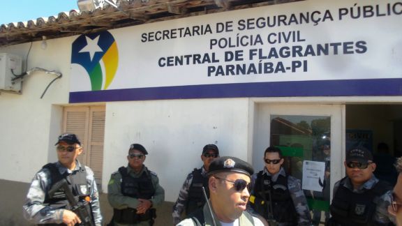 Central de Flagrantes em Parnaíba (Crédito: Portal do Catita)