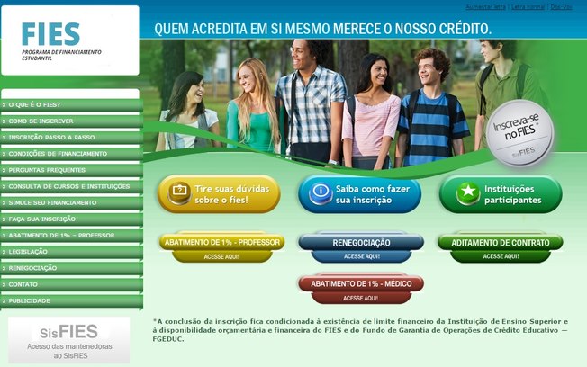 Projeto de Lei aprovado libera R$ 702,5 milhões para o Fies e R$ 400,9 milhões para a edição de 2016 do Enem (Crédito: Reprodução)