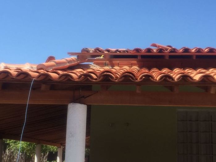 Residência arrombada
